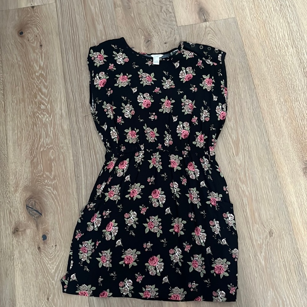Back floral dress